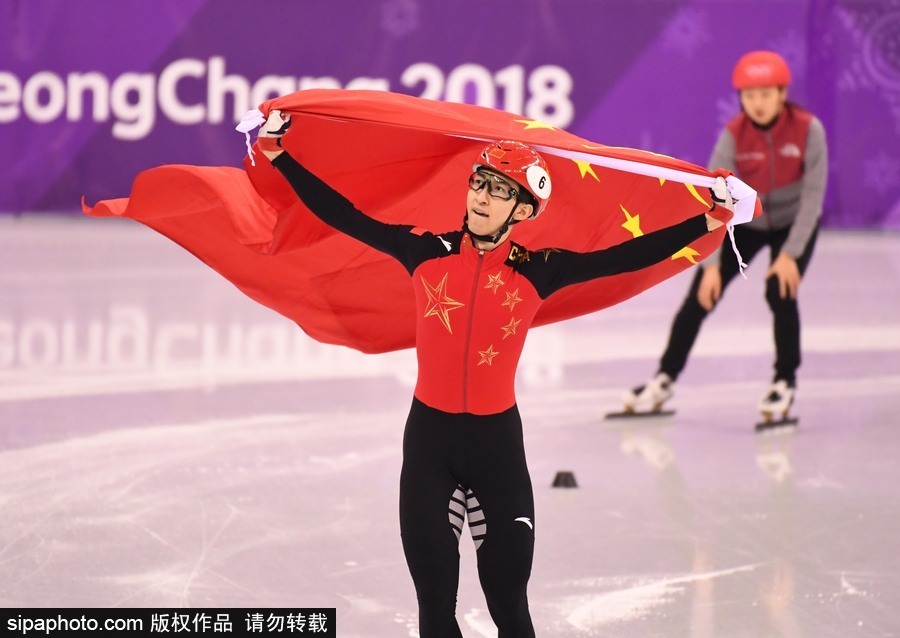 2018平昌冬奧會(huì)短道速滑：男子500米決賽 武大靖奪金