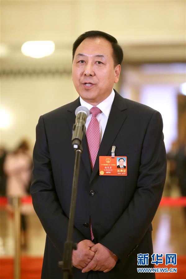 全國(guó)人大代表接受采訪