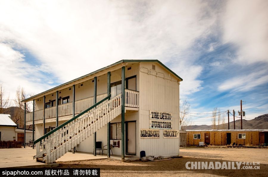 感受美國內華達州冬季風光 人煙稀少一望無垠