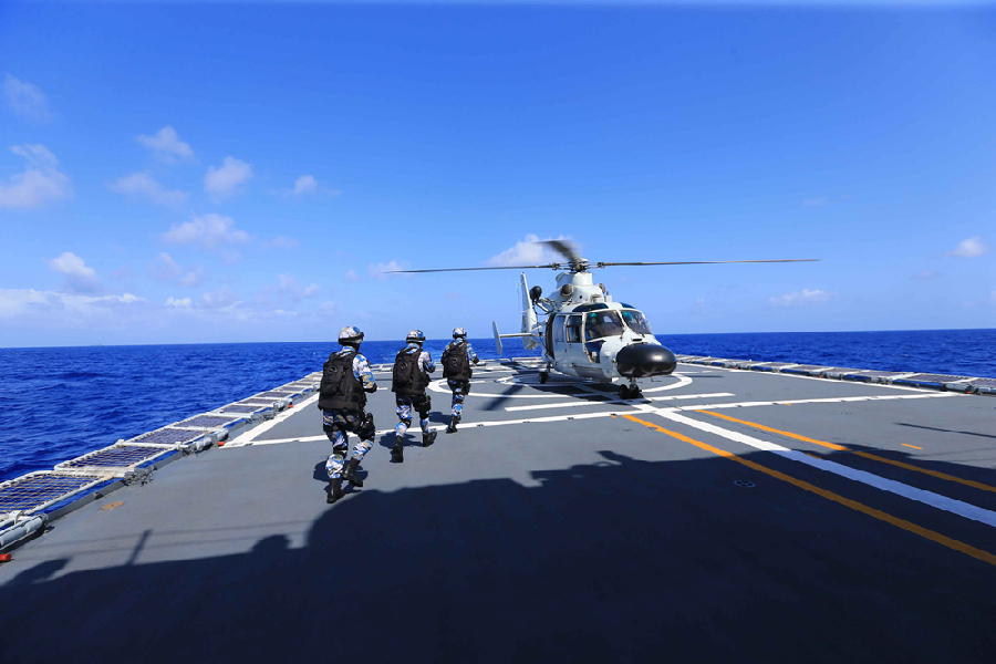 第29批護航編隊實際使用武器訓練 精確命中目標