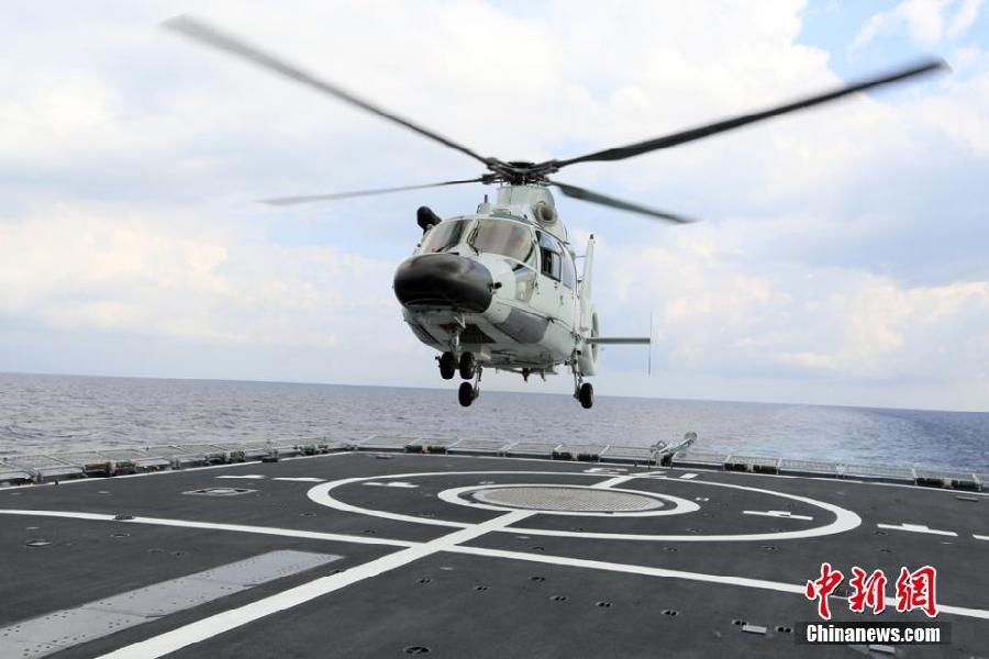 中國海軍173艦艇編隊組織針對性訓練