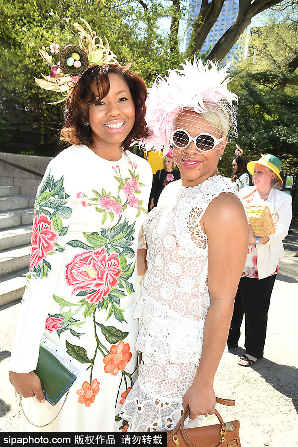 紐約中央公園舉辦“帽子午宴” 一睹美人風采