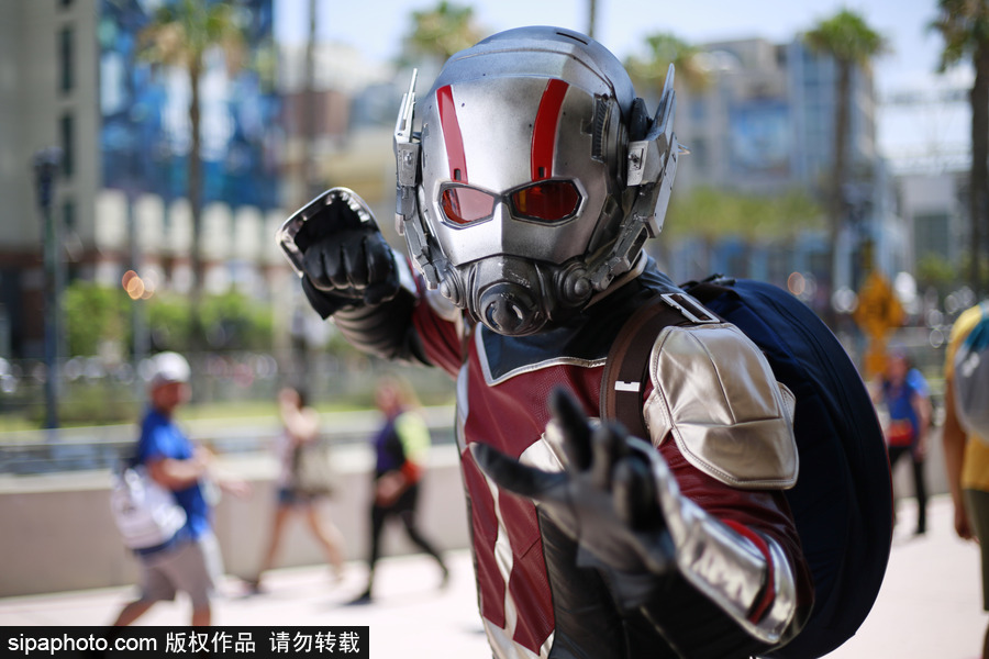 美國(guó)圣地亞哥國(guó)際動(dòng)漫展 各路“英雄”匯聚熱鬧非凡