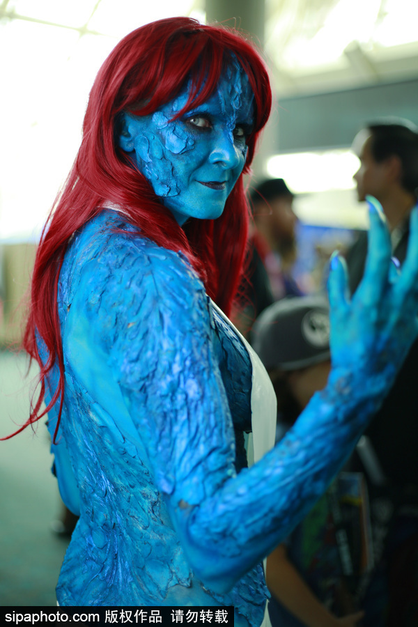 美國圣地亞哥動漫展上模仿者各顯神通吸引眼球