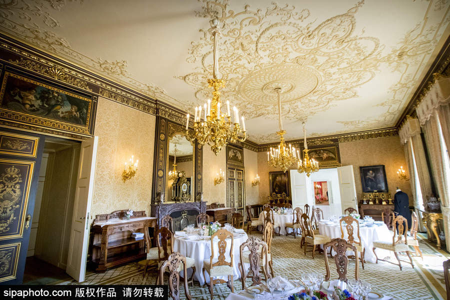 荷蘭海牙皇家宮殿對公眾開放 富麗堂皇皇家范兒十足