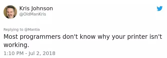 我是程序員，不懂修打印機(jī)！你的專業(yè)技能遭受過怎樣的誤解？