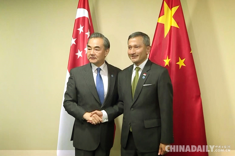 王毅會(huì)見新加坡外長維文