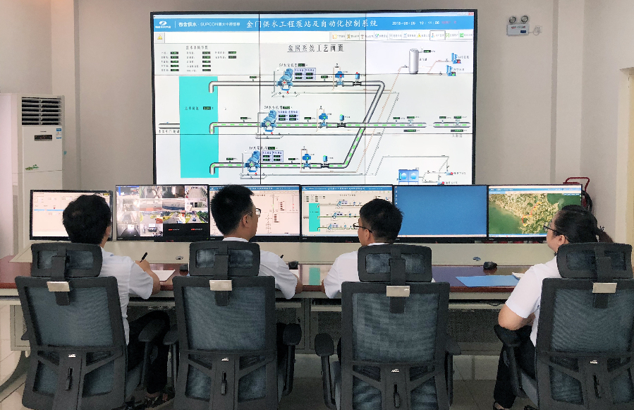 福建向金門供水工程實現正式通水