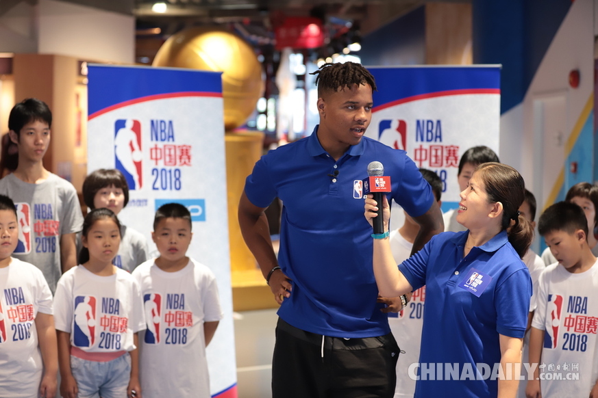 NBA中國賽腳步臨近,2017 NBA選秀狀元富爾茨現身上海