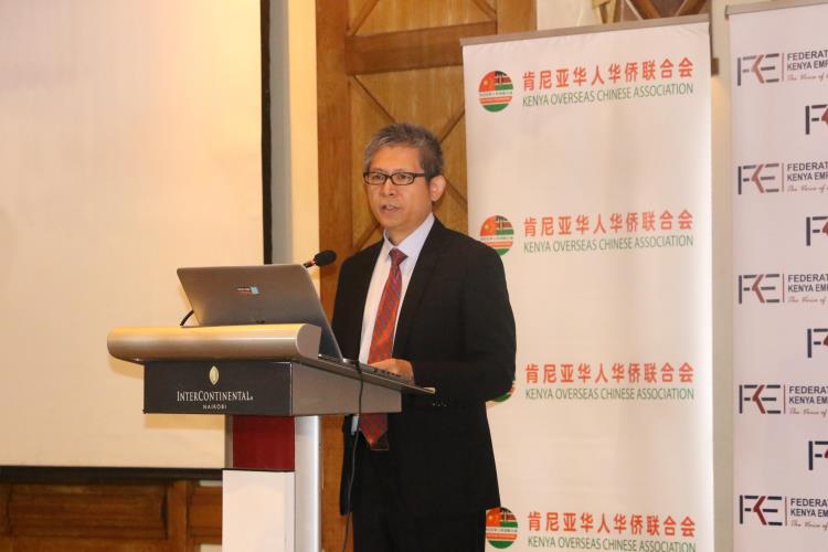 王學(xué)政參贊出席法律知識(shí)講座 鼓勵(lì)在肯華人華僑依法運(yùn)營合法工作