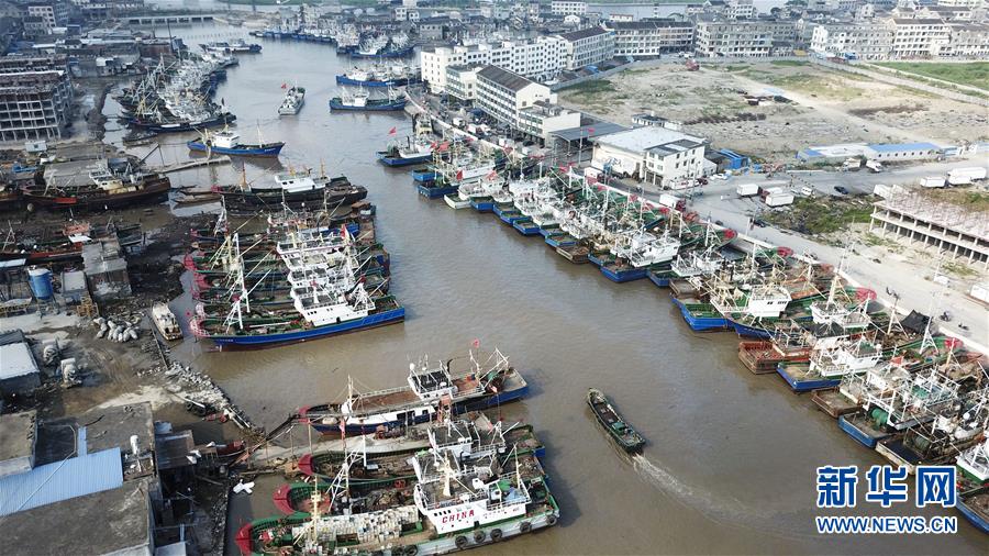 臺風來襲 船只歸港