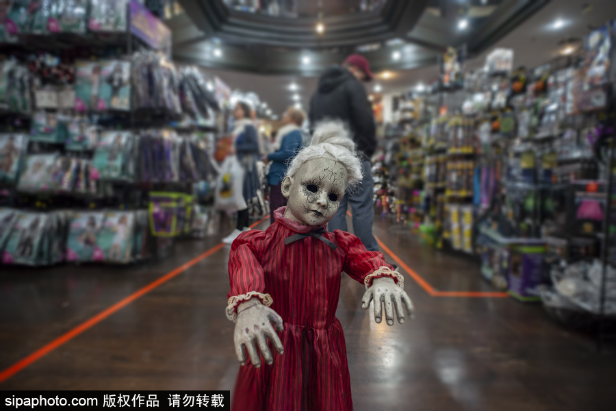 美國(guó)紐約：萬圣節(jié)將至 預(yù)計(jì)節(jié)日花費(fèi)將達(dá)到90億美元