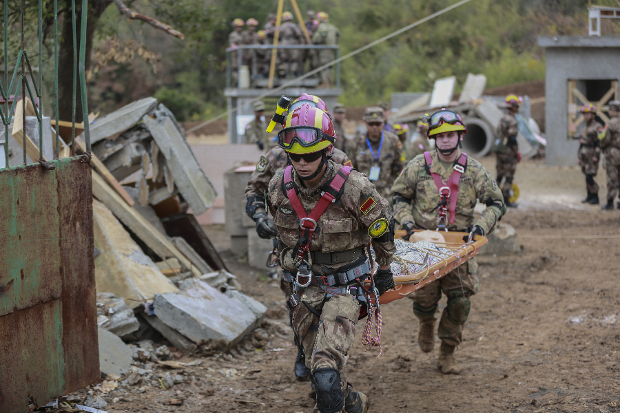 2018中美兩軍人道主義救援減災聯合演練閉幕