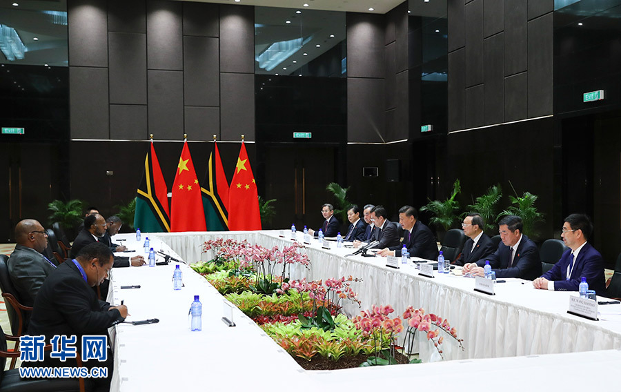 習近平會見建交太平洋島國領導人