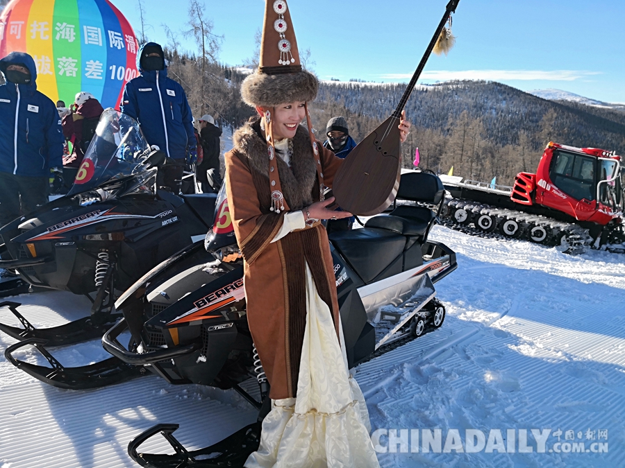 【改革開放40年】基層行：冬季來新疆滑雪！新疆可可托海實現工礦區到旅游區轉型