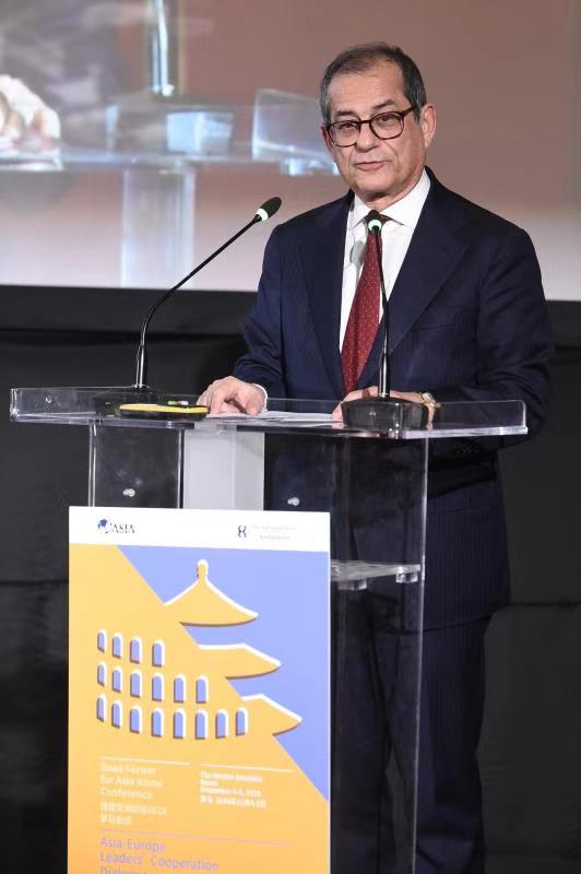 意大利財政部長喬瓦尼·特里亞:意大利視“一帶一路”為主要增長動力