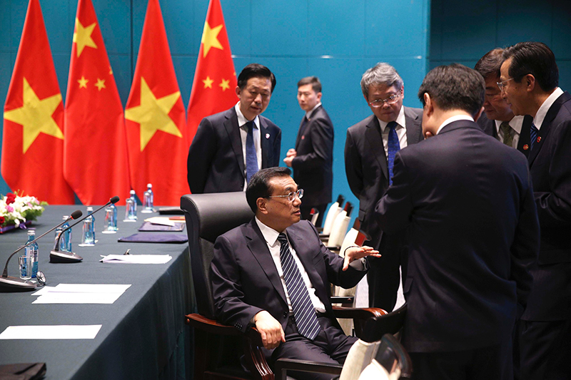 李克強(qiáng)烏蘭巴托之行20個瞬間