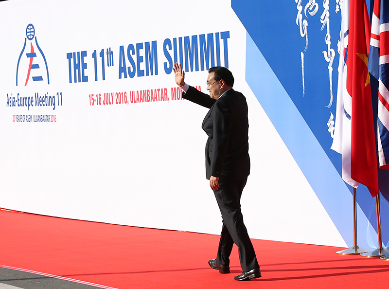 李克強(qiáng)烏蘭巴托之行20個瞬間