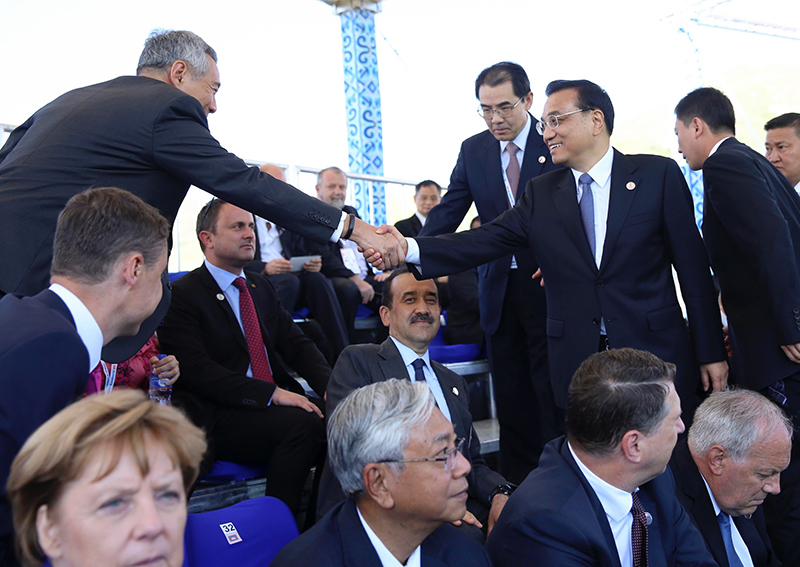 李克強(qiáng)烏蘭巴托之行20個瞬間